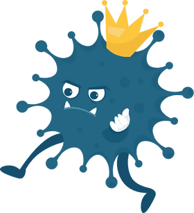 Coronovirus King Ruler of the Pandemic PNG