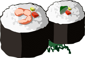 Sushi Delights Fresh Flavorful Bites PNG