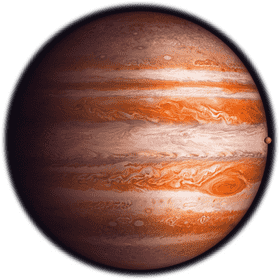 Majestic Gas Giant Planet of the Cosmos PNG