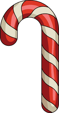 Sweet Stripes The Classic Candy Cane PNG