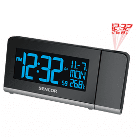 Digital LED Alarm Clock with Display PNG