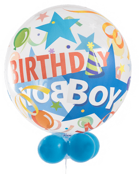 Balloon Celebration for the Birthday Boy PNG