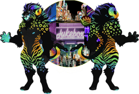 Vibrant Nightlife City Skyline Spectacle PNG