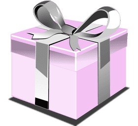 Elegant Pink Gift Box Surprise PNG