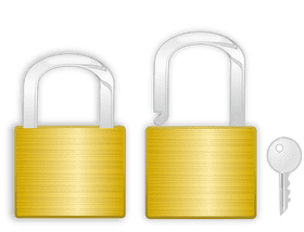 Secure Your Belongings with Lock and Key PNG