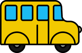 Sunny School Bus Adventure PNG