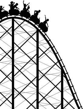 Paint Roller Adventure on the Thrill Ride PNG