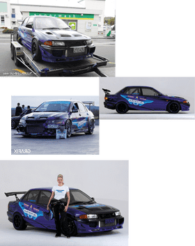 Vibrant Car Drifting Showcase PNG