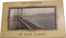 Vintage Bay Bridge Postcard Collection PNG