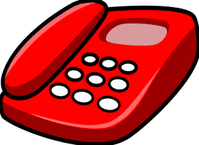Vibrant Retro Telephone for Nostalgic Communicators PNG