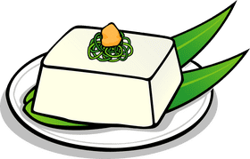 Delicate Tofu Delight A Taste of Food Harmony PNG