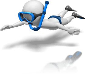 Underwater Adventure Exploring the Deep Blue Sea PNG