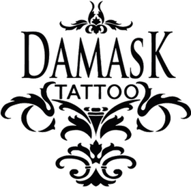 Damask Elegance Tattoo Studio PNG