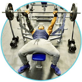 Gym Strength Session Powerlifting in Action PNG