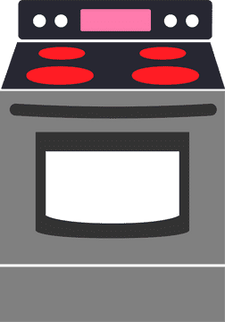 Stylish Oven Mitt for Safe Cooking PNG