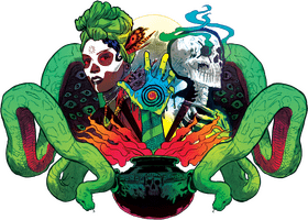 Enchanted Tattoo Spirits and Serpents PNG