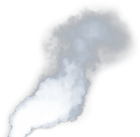 Mystical White Smoke Emission PNG