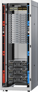 High-Performance Data Center Server Rack PNG