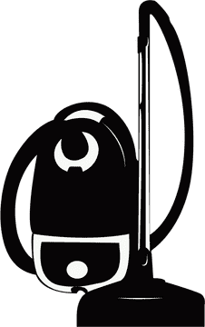 Classic Home Vacuum Cleaner Design PNG