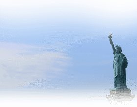 Majestic Marble Statue of Freedom and Light PNG