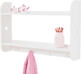 Charming Library Shelf for Children's Playroom PNG