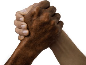 Hands Joining Together in Unity PNG