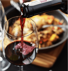 Elegant Wine Bottle for a Perfect Dinner PNG