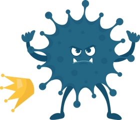 Coronavirus The Crowned Villain of Pandemics PNG