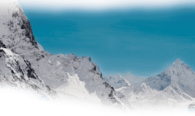 Majestic Mountain Horizon Under Clear Blue Sky PNG
