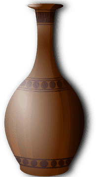 Elegant Rustic Vase of Timeless Beauty PNG