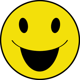 Happy Smiley Face of Joy PNG