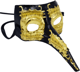 Elegant Welding Mask with Musical Design PNG