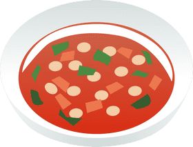 Hearty Udon Soup with Fresh Vegetables PNG