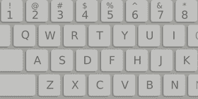 Contemporary Minimalist Keyboard Design PNG