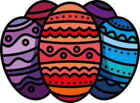 Easter Egg Celebration Delight PNG