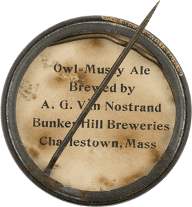 Owl-Musty Ale Brewing Button PNG