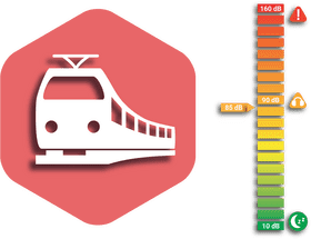 Ultimate Noise Canceling Headphones for Train Travel PNG