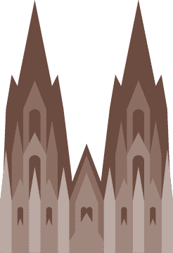 Majestic Brownstone Cathedral of Tranquility PNG