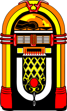 Retro Jukebox Melodies and Memories PNG