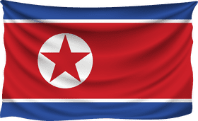 North Korea Flag A Symbol of Sovereignty and Ideology PNG