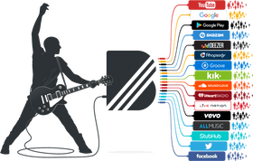 Music Note Unleashed A Symphony of Platforms PNG