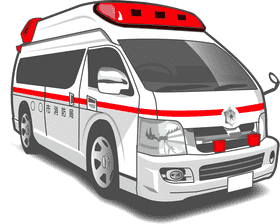 Emergency Response Ambulance for City Services PNG