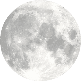 Ethereal Glow of the Full Moon PNG