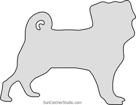 Majestic Dog Silhouette in Motion PNG