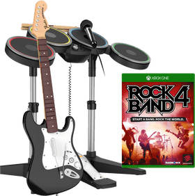 Rock Music Jam Session with Guitar and Drums PNG