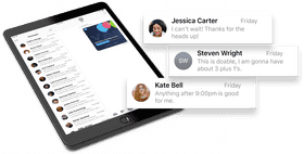 Tablet Conversations Staying Connected Anytime Anywhere PNG