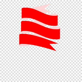 Radiant Red Ribbons of Celebration PNG