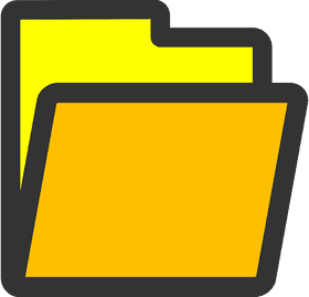 Colorful Document Organizer Folder PNG