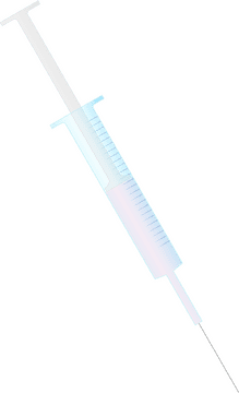 Colorful Syringe for Medical Use PNG