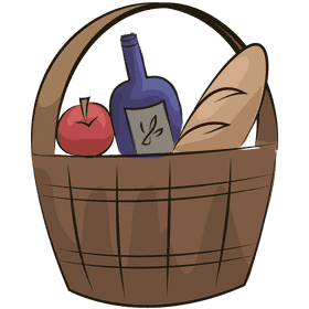 Delightful Picnic Basket Essentials for Outdoor Feasts PNG